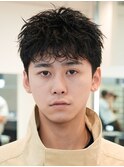ルーズショートルーズパーマスパイキーショート刈り上げ短髪