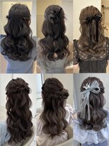 スイ(sui)&nbsp;人気のハーフアップアレンジ！名古屋駅ヘアセット♪