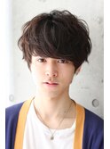 アンニュイ×ラウンドマッシュ×ゆるふわクセ毛風パーマ