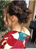 王道編み込みヘアアレンジ♪~ミディアムヘア~