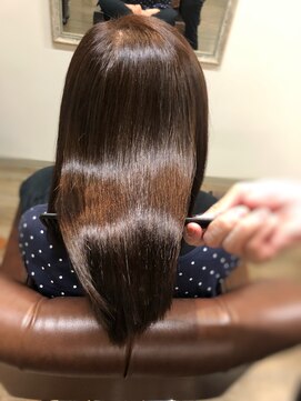 髪質改善専門ヘアエステサロン ヴェリテ(Verite) 髪質改善カラーエステ ブラウンロングストレート【verite南柏】