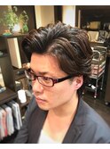 #ビジカジ #サイドパート #ニュアンスパーマ #hommehair2nd櫻井