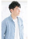 ニュアンスパーマの無造作ショートa