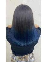 アジールヘア 北千住駅西口店(agir hair)&nbsp;ブルーグラデーションカラー