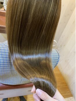 ヘア プロデュース アップス ティ(hair produce UP's t)の写真/髪の芯から潤いを♪【ミルボン3STEPトリートメント（ホームケア付き）＋￥3000】