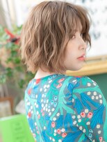 カバーヘアアンドスパ ブリス 浦和(COVER HAIR&SPA bliss)&nbsp;くせ毛風斜めバング外国人風小顔ボブパーマc4浦和20代30代40代!