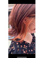 イチゴ ふじみ野店(ICH GO)&nbsp;インナーカラー＊ペールオレンジピンク