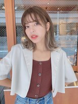 ルービック バランス 天王寺(Rubik's×Balance)&nbsp;セクションカラー/イヤリングカラー/外ハネボブ