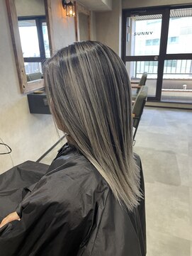 サニー 渋谷(SUNNY) グレーベージュショコラアッシュアッシュミルクティー