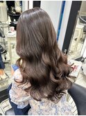 #コテ巻き風パーマ #パーマロング#韓国へア#波巻きパーマ 
