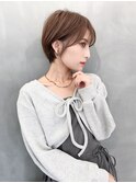 【小林翼】ショート/顔まわり/前髪/縮毛矯正/白髪ぼかし/柏