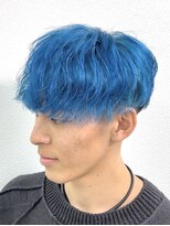 ＊ハイトーン/アクアブルー/マッシュ/ブリーチ