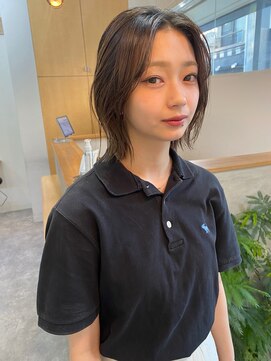 ソイ コンク 下北沢(soi conc) swing bob/レイヤーボブ/オリーブグレー_下北沢