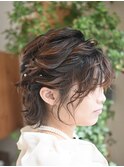 ショートのお呼ばれアレンジ