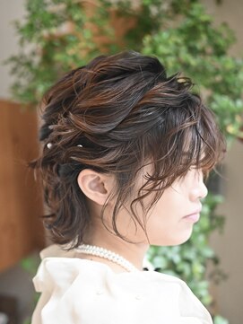 オルガ(orga) ショートのお呼ばれアレンジ