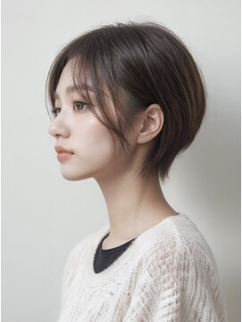 ルミヘアー 県庁藤江店(Lumi hair) 《Lumi hair》透明感グレージュ×ベリーショート ¥9900