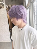 ラニヘアサロン(lani hair salon)&nbsp;ペールラベンダー/ペールパープル/メンズハイトーン【天神】