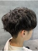 ニュアンスマッシュパーマ