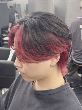 ローグ(ROGUE) センターパートインナーカラー