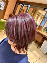 インパークス 草加店(INPARKS)&nbsp;ピンクハイライト20代30代髪質改善