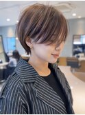 耳かけ美人ショート/メルティーカラー/似合わせカット/福岡天神