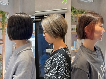 ビーミーヘア(be me HAIR)の写真/【こだわりの商材Veganカラー使用】ジアミン（ノンアルカリ）カラー剤を用意。頭皮・髪にも優しいカラー◎