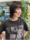 切りっぱなし×姫カット
