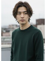 キャンバス バイ ネオリーブ 横浜西口(Canvas by neo.)&nbsp;フェザーパーマ/センターパート/ニュアンスパーマ