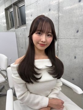 アイシー 表参道(ICY) 上品可愛い◇韓国くびれヘアブラウングレージュ