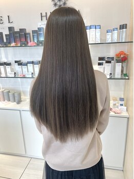 ヒビカ(HIBIKA)の写真/《髪質改善》最高級"ハホニコ酸熱トリートメント"で艶感溢れる美髪に◎丁寧なカウンセリングも人気の秘密*
