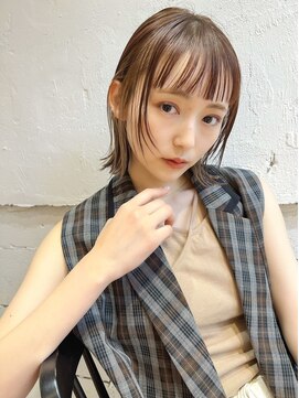 ソト 銀座(soto.) ハイライトカラー/くびれヘア/レイヤーパーマ/ミニボブ[銀座]