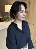 ショートボブ×パーマスタイル