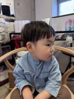 アチーブティルスマートサロン 豊川末広通店(achieve till Smart Salon)&nbsp;キッズカット刈り上げマッシュツーブロックスタイル