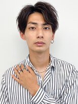 ボイスヘア(voice hair)&nbsp;好印象メンズパーマ波巻きツイスパセンターパートナチュラル