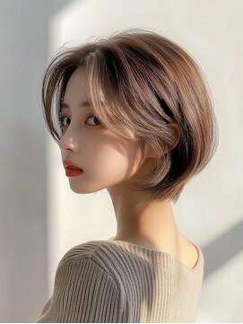 ティエナビューティー(TIENA BEAUTY) #小顔ショート#韓国風#イルミナカラー