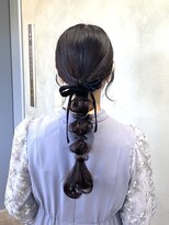 メゾンドムニ 恵比寿(Maison de MUNi)&nbsp;編みおろしヘア