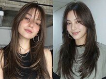 新宿/新宿駅/縮毛矯正/前髪カット/レイヤーカット/韓国/学割U24