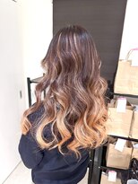 イロアイ(iro I)&nbsp;オレンジバレイヤージュ