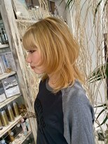 キャパ(CAPA)&nbsp;ベージュレイヤーウルフスタイル