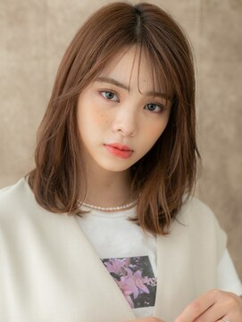 カバーヘア ブリス 戸田公園西口店(COVER HAIR bliss) ウォームベージュ抜け感ミディアムレイヤーX戸田公園20代30代