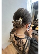 デイバイヘアーポケット(Day.by hair pocket) 編みおろしお呼ばれヘア