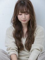リソラ 池袋(LiSora)&nbsp;ミルクティーブロンド/デジタルパーマ/ダークブルー[池袋]