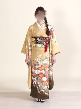 やひろ呉服店 京都桂 成人式ヘアメイク&着付け