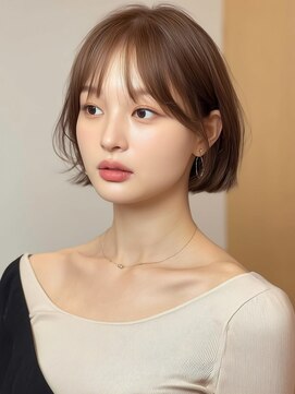ホーム(HOME) ショートボブ/ストレートボブ/前下がりボブ髪質改善20代30代40代