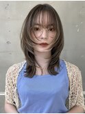 △ウルフカットレイヤーカットハッシュカットバタフライカット