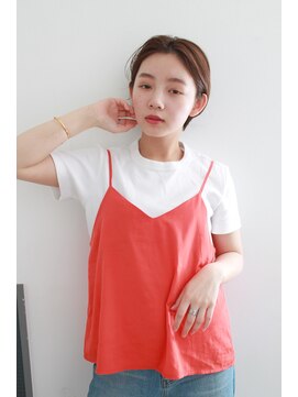 ヘアーサロン リノ(Hair Salon Lino) 耳出しセンターパートショート lino