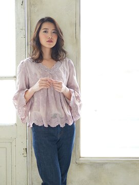 ラプト ビズ 学園前(RAPT bis) 外ハネミディヘアvol.2