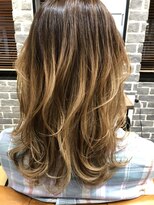 トワイスアップ(TWICE UP) 欧米風バレヤージュ/シャドールーツ/レイヤーロング