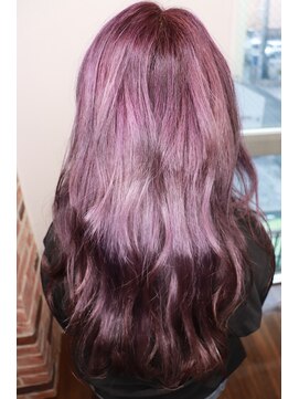 ジウ 上通り(JIU) 20代30代40代大人かわいいツヤ感◎ハイトーン×ピンクアッシュ