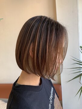 エイミー バイ ハセ(Aimee by HASE) 透け感ボブ